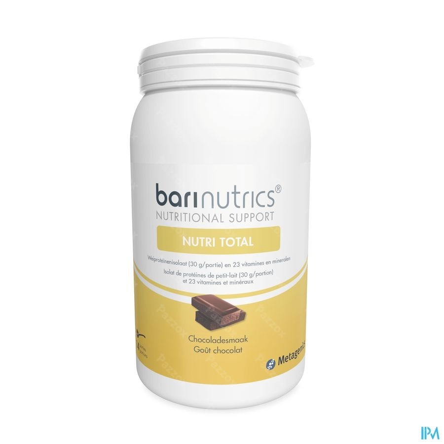 BariNutrics NutriTotal Chocoladesmaak 14 Porties