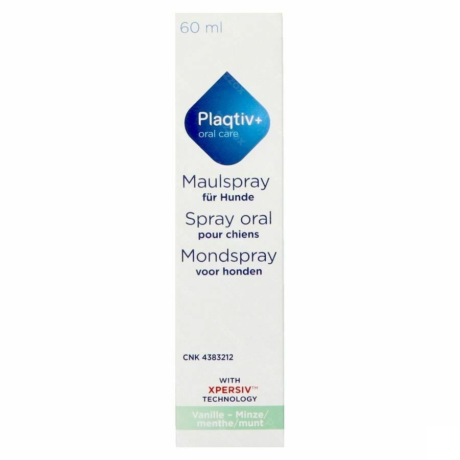 Plaqtiv+ Oral Care Spray Vanilla 60ml
