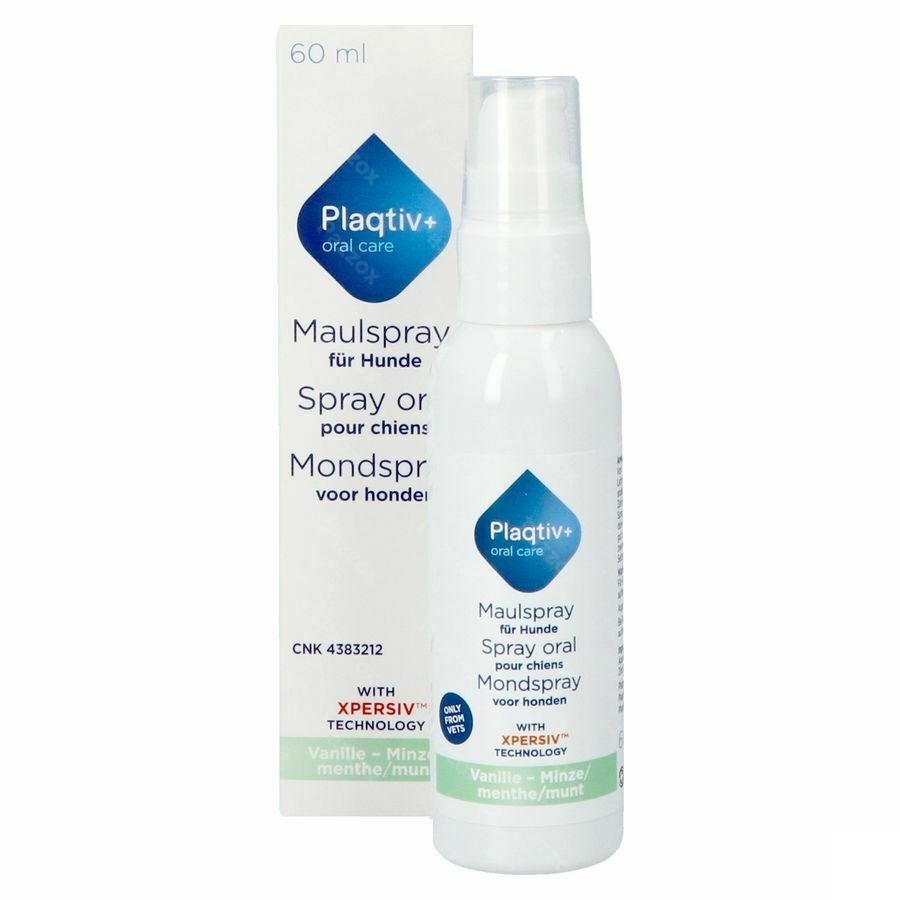 Plaqtiv+ Oral Care Spray Vanilla 60ml