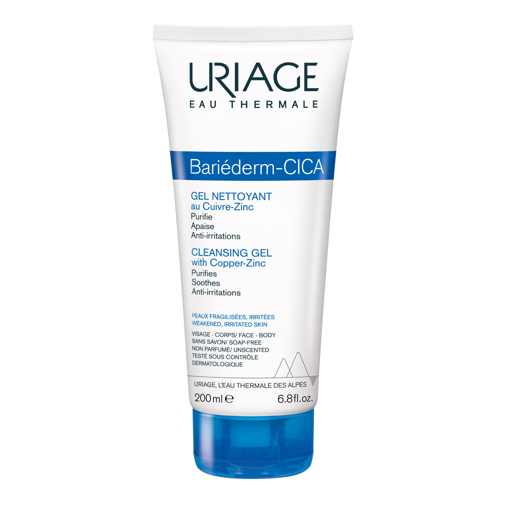 Uriage Bariéderm-CICA Verzachtende Reinigingsgel Gevoelige Huid 200ml afbeelding