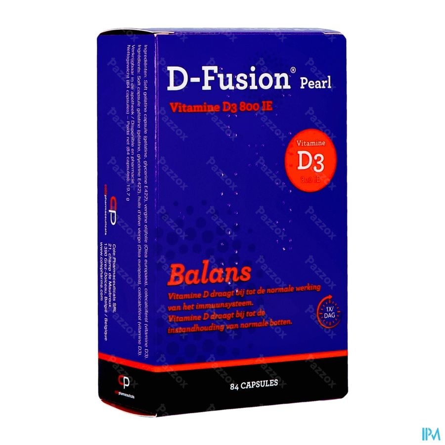 D-Fusion Pearl 800 IU 84 Capsules