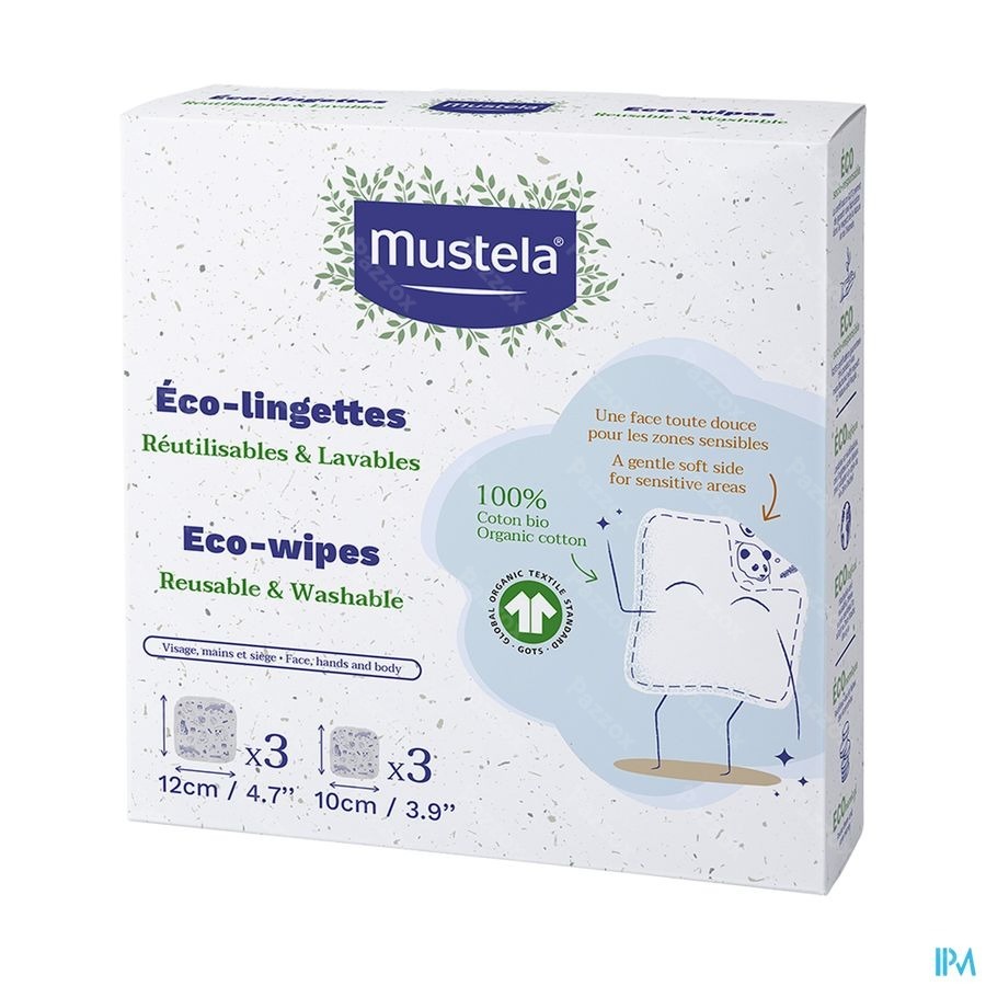 Mustela Mijn Eco 6 Herbruikbare Doekjes