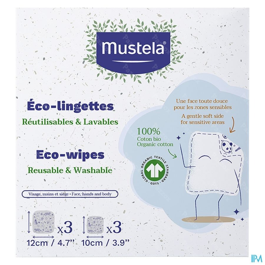 Mustela Mijn Eco 6 Herbruikbare Doekjes