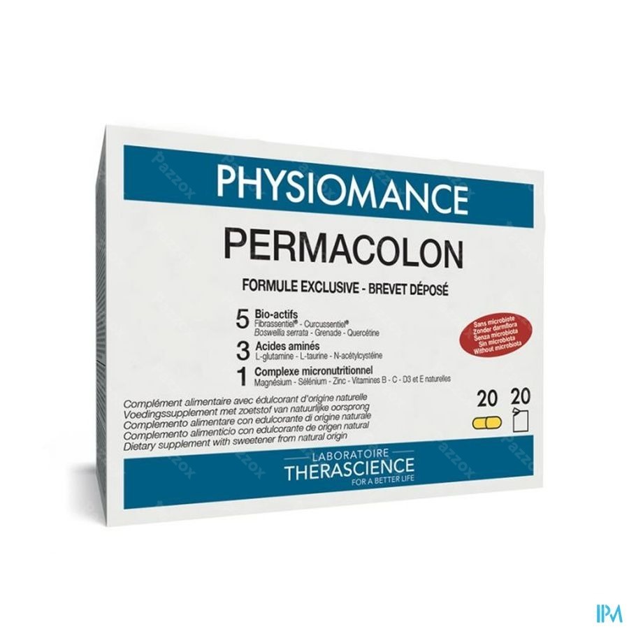 Physiomance Permacolon 20 Zakjes + 20 Capsules