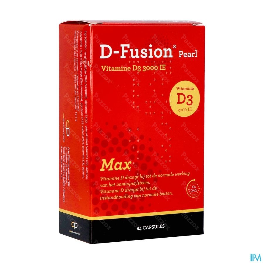 D-Fusion Pearl 3000 IU 84 Capsules
