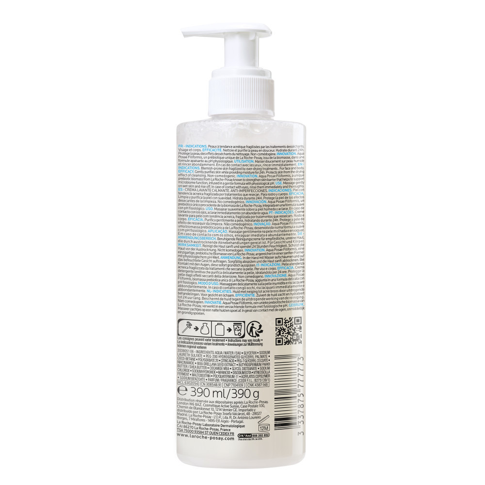 La Roche-Posay Effaclar H Isobiome Wascrème 390ml