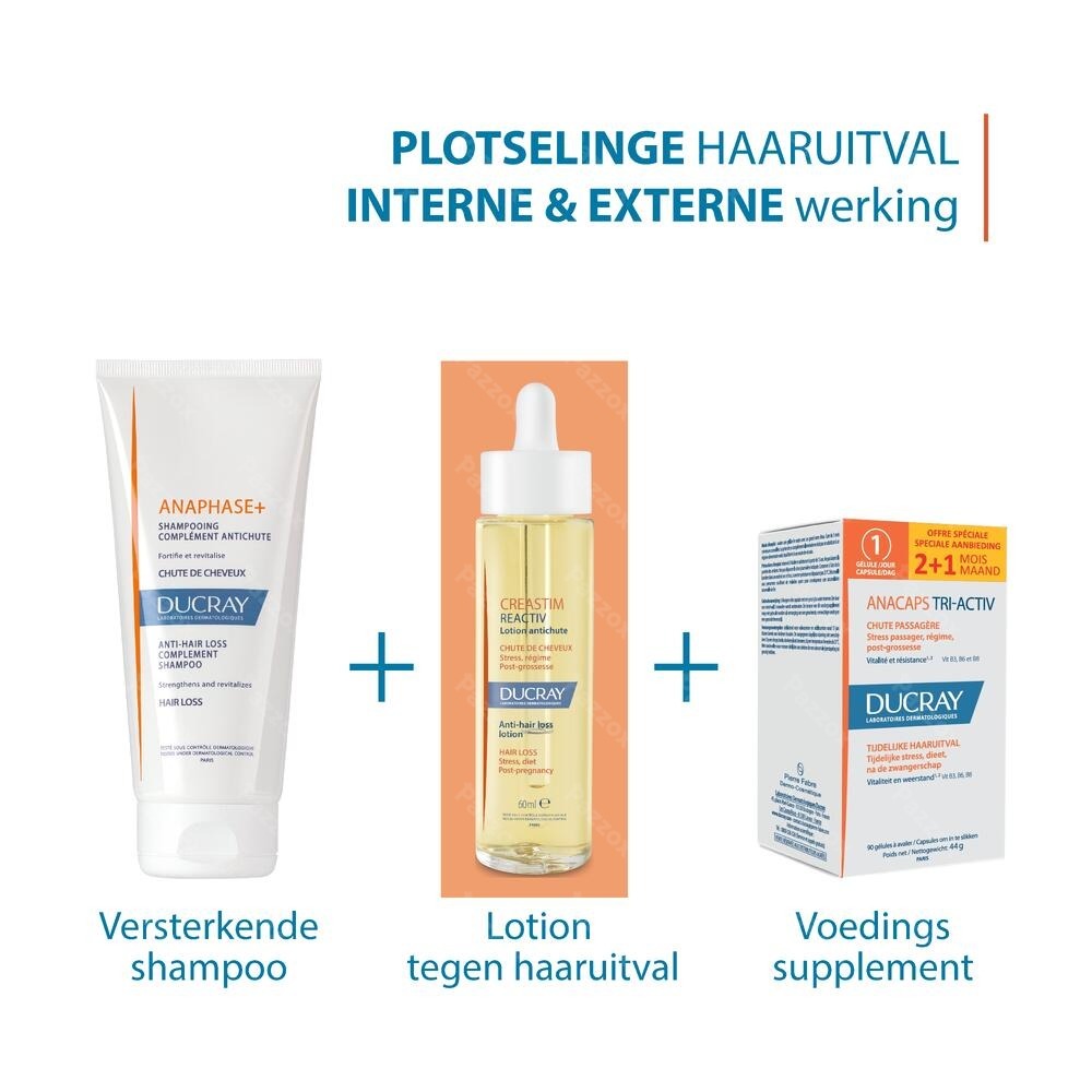 Ducray Anacaps Tri-Activ Tijdelijke Haaruitval 90 Capsules