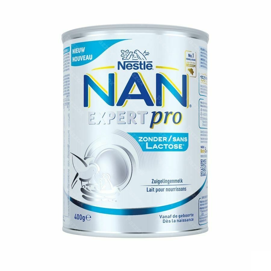 Nan ExpertPro Zonder Lactose Zuigelingenmelk Baby 0-6 Maanden 400g