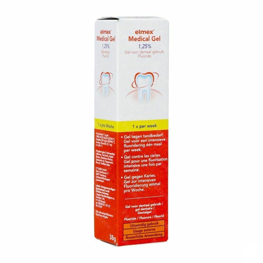 Van hen eindpunt Retentie Elmex Medical Gel Anti-Gaatjes Tube 38gr kopen - Pazzox