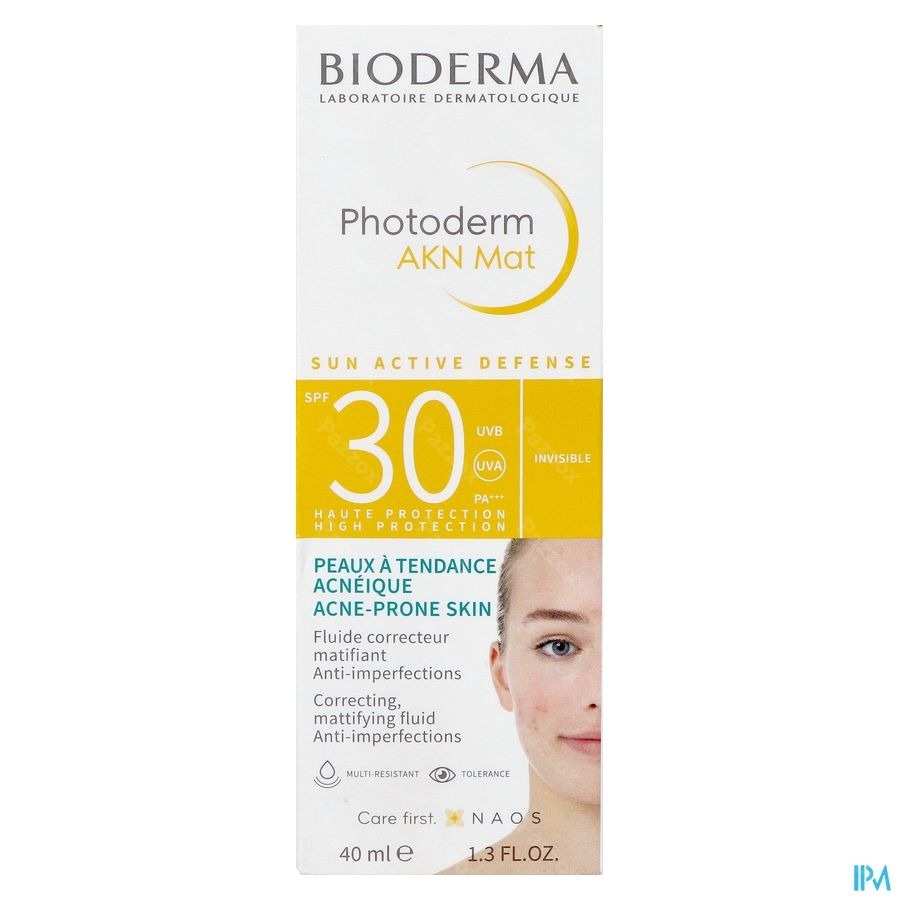 Bioderma Photoderm AKN Mat Onzuivere Huid SPF30 40ml 