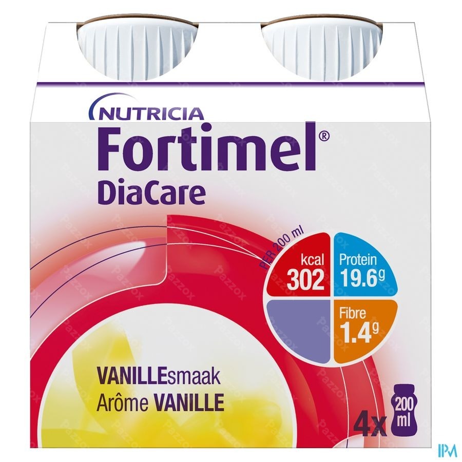 Fortimel DiaCare vanillesmaak 4x200ml
