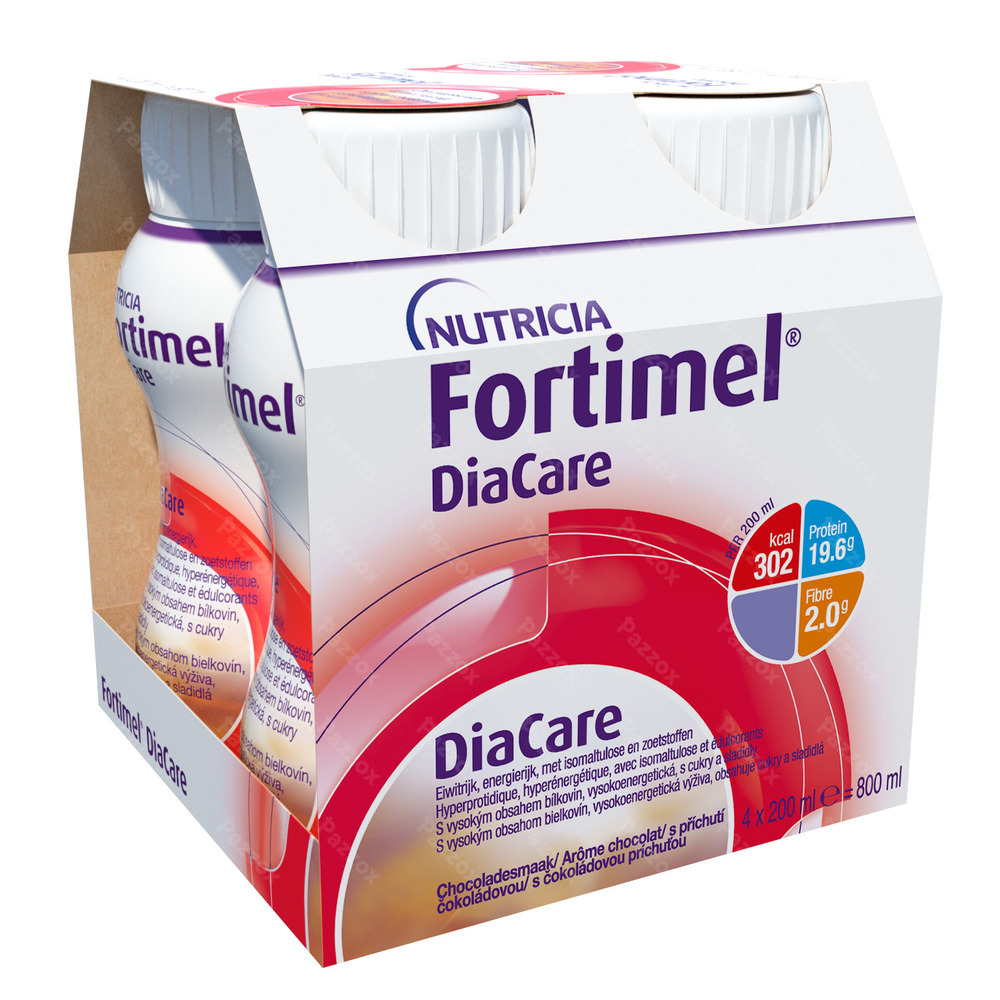 Fortimel DiaCare chocoaldesmaak 4x200ml
