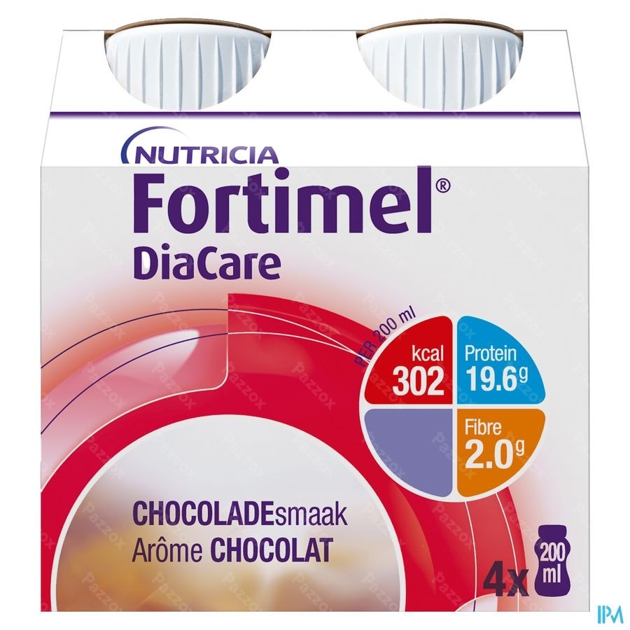 Fortimel DiaCare chocoaldesmaak 4x200ml