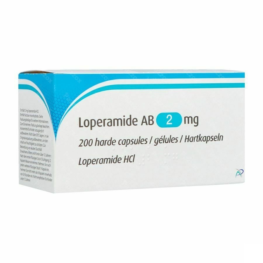 Loperamide Ab 2mg Harde Caps 200 X 2mg