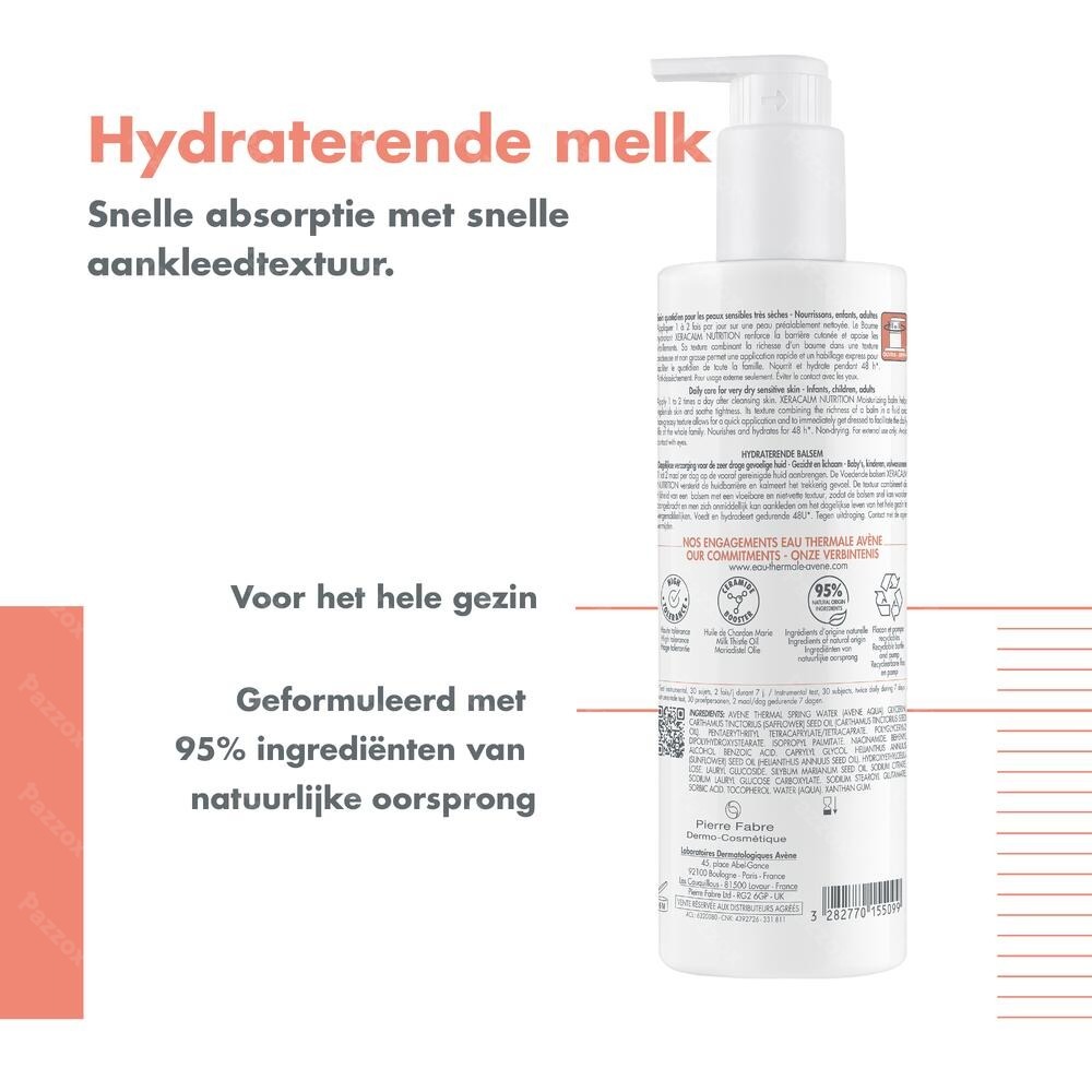 Avène XeraCalm Nutrition Hydraterende Melk 100ml