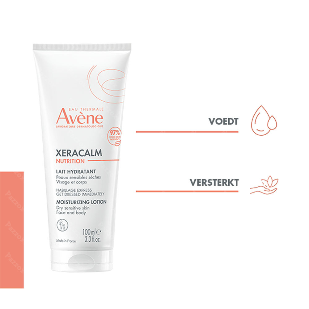 Avène Xeracalm Nutrition Hydraterende Melk, Gevoelige droge huid 100ml