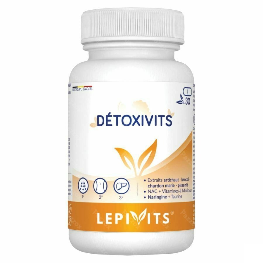 Detoxivits Pot Caps 30 Lepivits