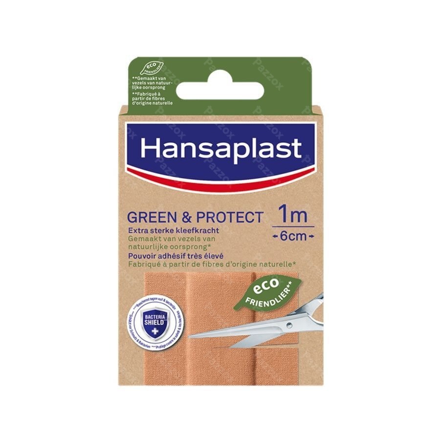 Hansaplast Pleisters Green&protect 1mx6cm