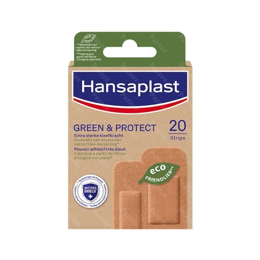 Hansaplast Pleisters Green&protect Strips 20