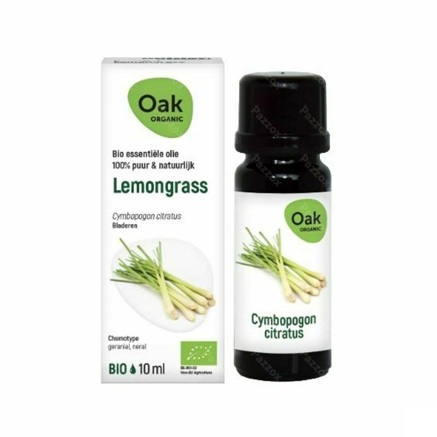 Oak Ess Olie Lemongras 10ml Bio