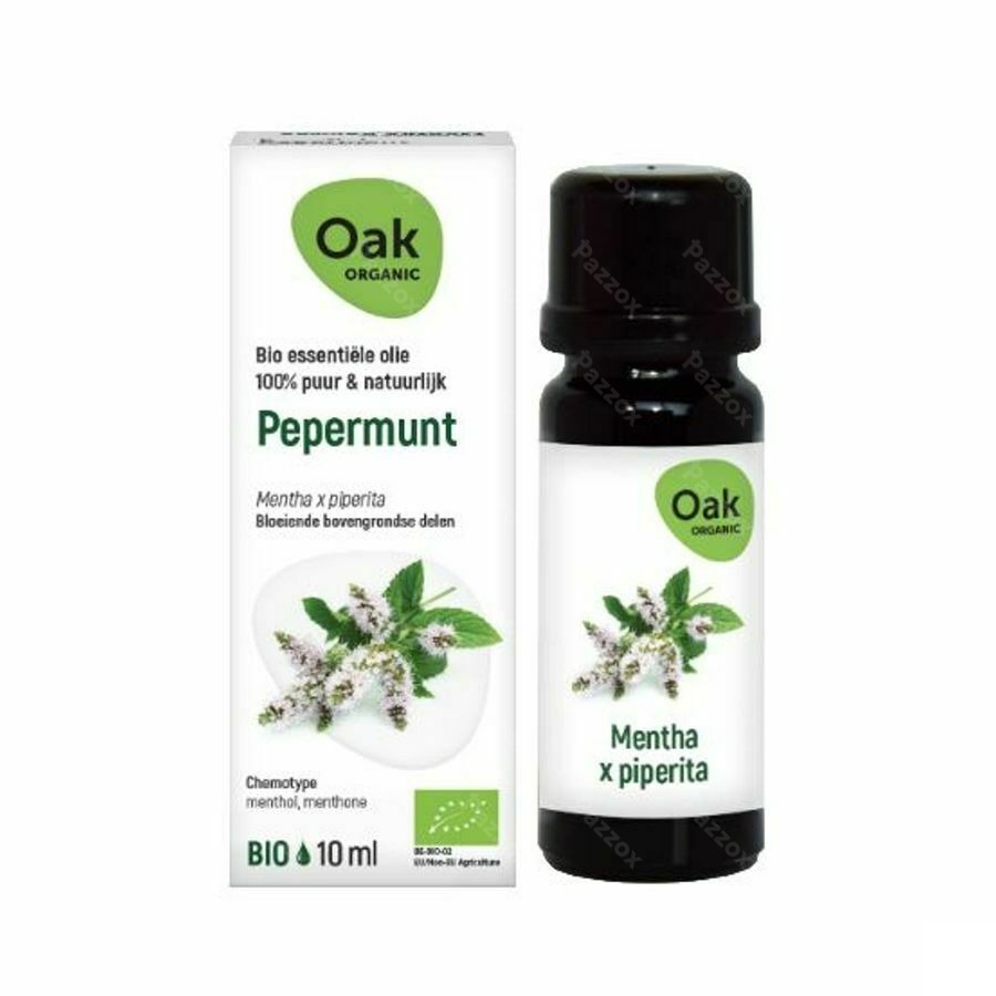 Oak Ess Olie Pepermunt 10ml Bio