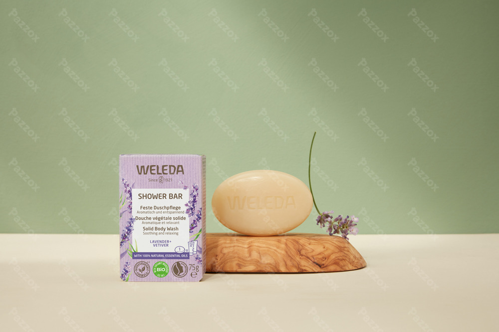 Weleda Shower Bar Lavendel + Vetiver 75g