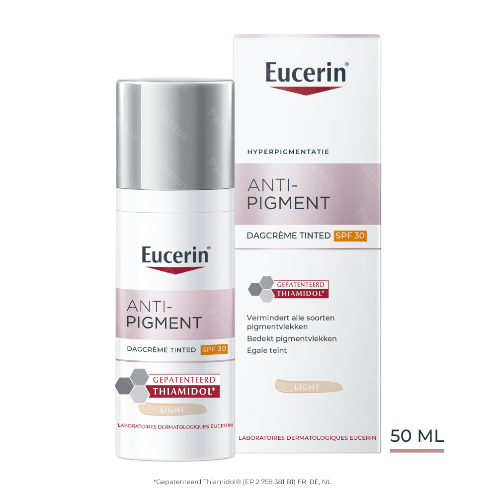 Eucerin Anti-Pigment Dagcrème Getint Light SPF30 Hyperpigmentatie 50ml