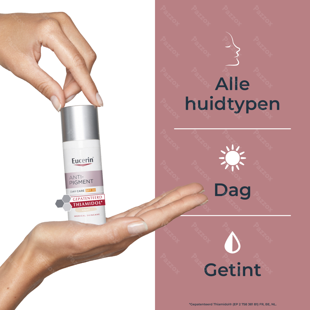 Eucerin Anti-Pigment Dagcrème Getint Light SPF30 Hyperpigmentatie 50ml
