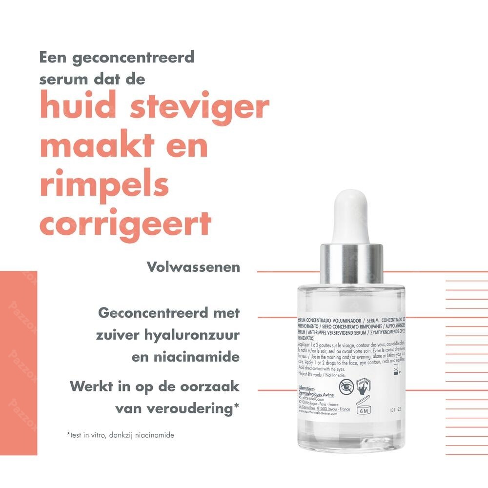 Avène Hyaluron Activ B3 Geconcentreerd Opvullend Serum 30ml