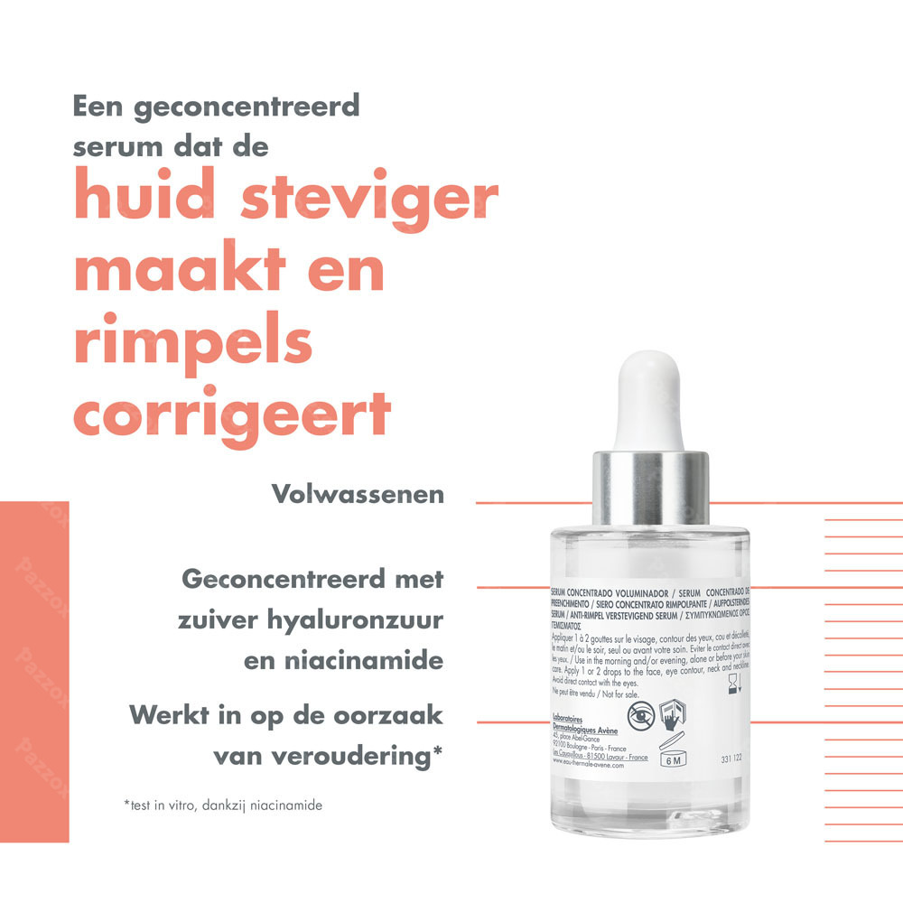 Avène Hyaluron Activ B3 Geconcentreerd opvullend Serum anti-aging, Hyaluronzuur & Niacinamide 30ml