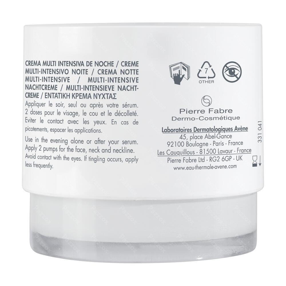 Avène Hyaluron Activ B3 Multi-Intensief Nachtcrème 40ml