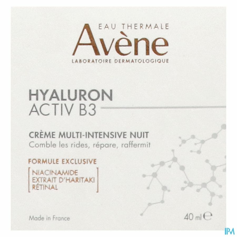 Avène Hyaluron Activ B3 Multi-Intensief Nachtcrème 40ml