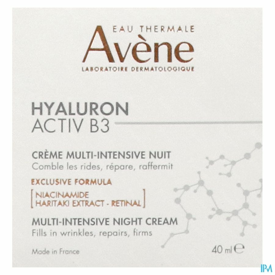 Avène Hyaluron Activ B3 Multi-Intensief Nachtcrème 40ml