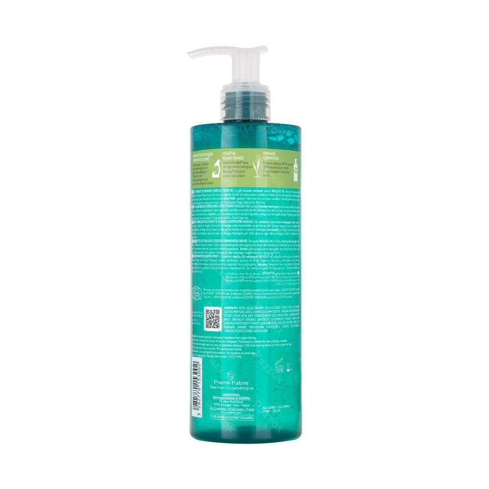 A-Derma Biology Acne Zuiverende Schuimgel 400ml