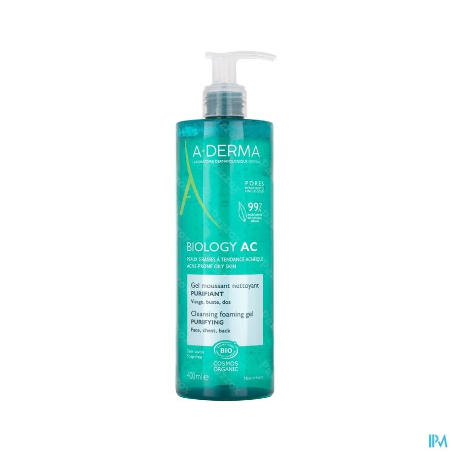A-Derma Biology Acne Zuiverende Schuimgel 400ml