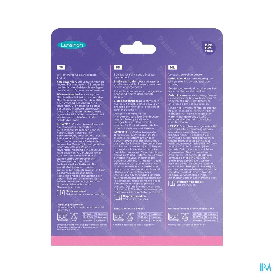 Lansinoh Therapearl 3in1 Borsttherapie Warm-koud 2