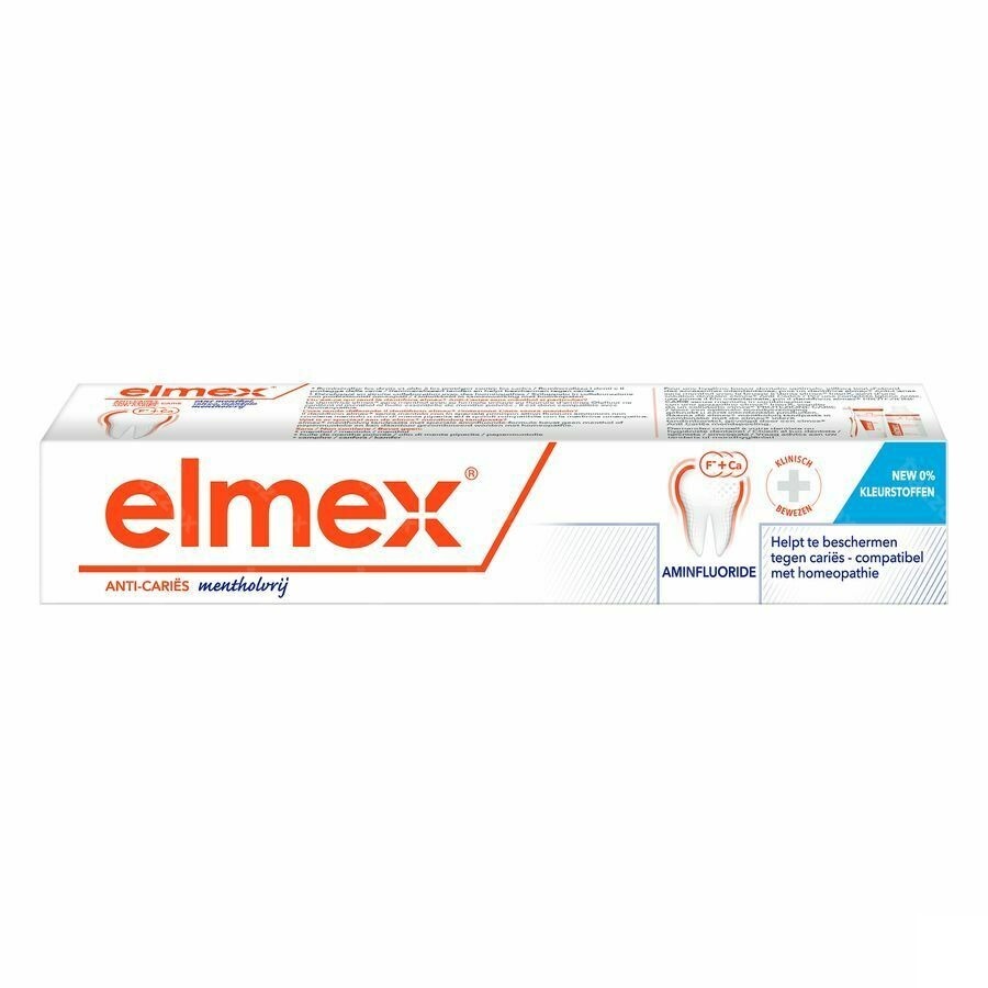 Elmex A/caries Z/menthol Tandpasta Tube 75ml