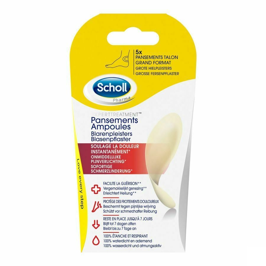 Scholl Blarenpleisters Grote Hiel 5 Stuks