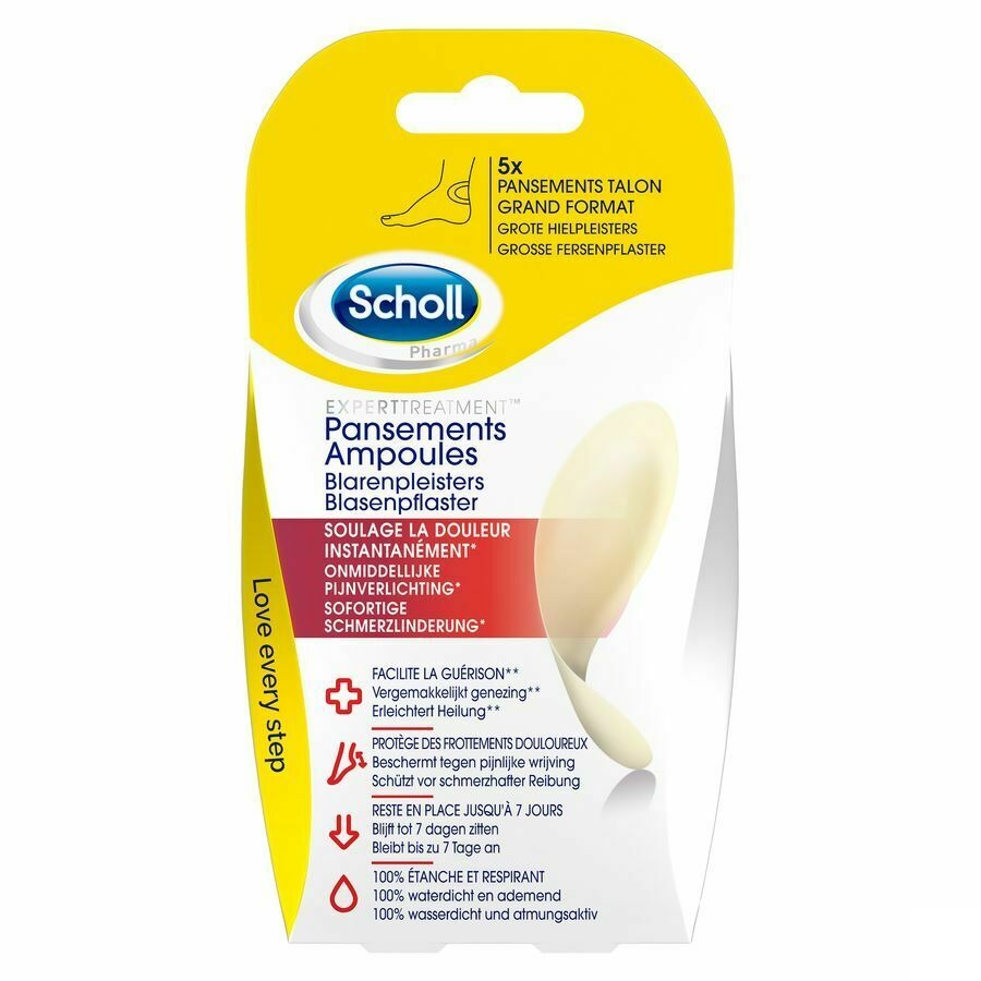 Scholl Blarenpleisters Grote Hiel 5 Stuks