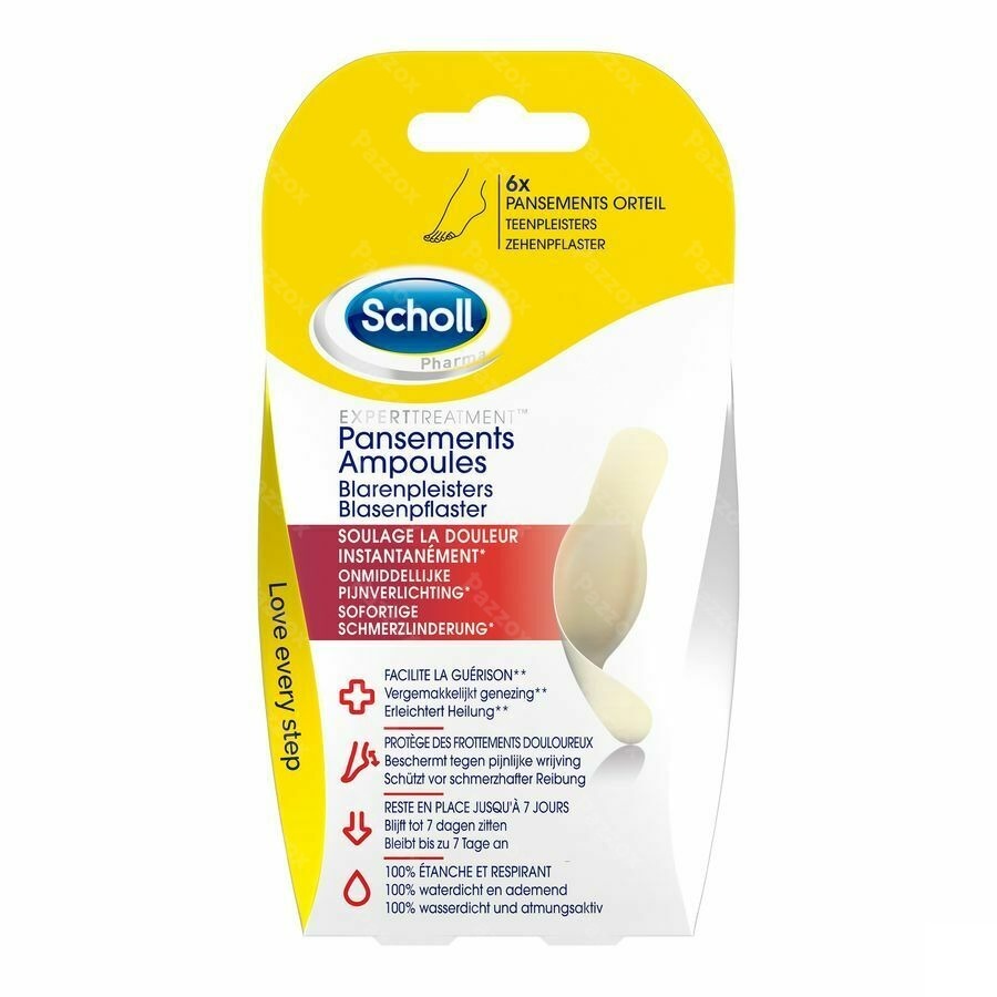 Scholl Blarenpleisters Tenen 6 Stuks
