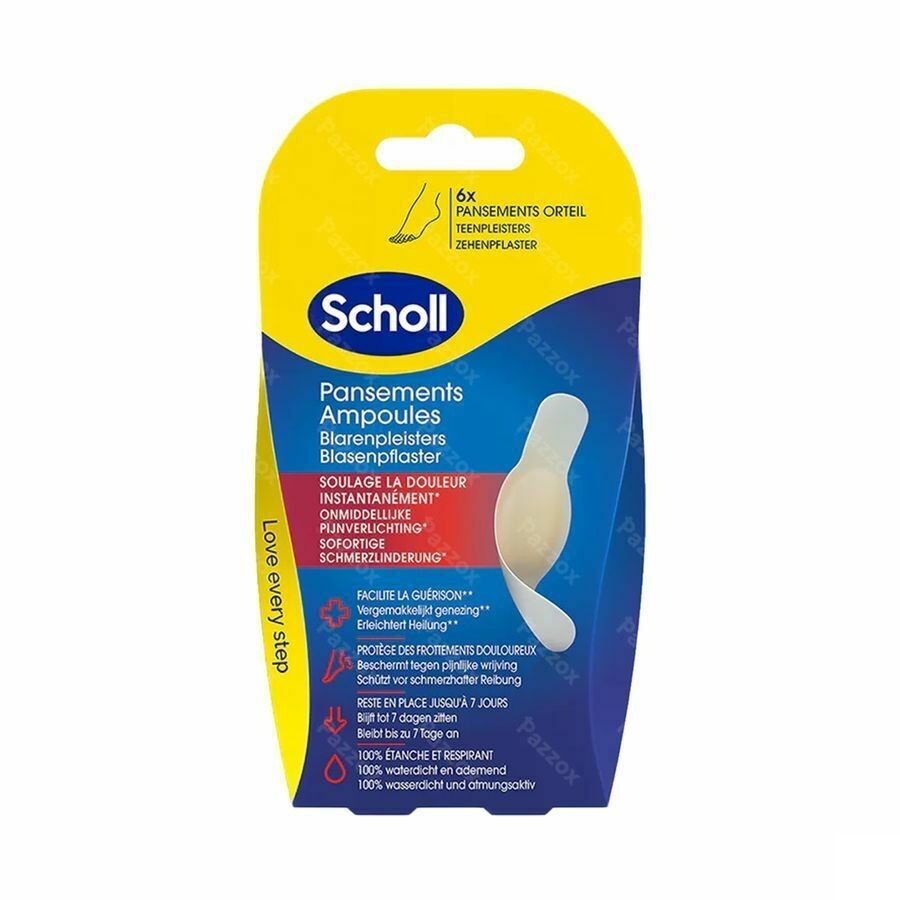 Scholl Blarenpleisters Tenen 6 Stuks