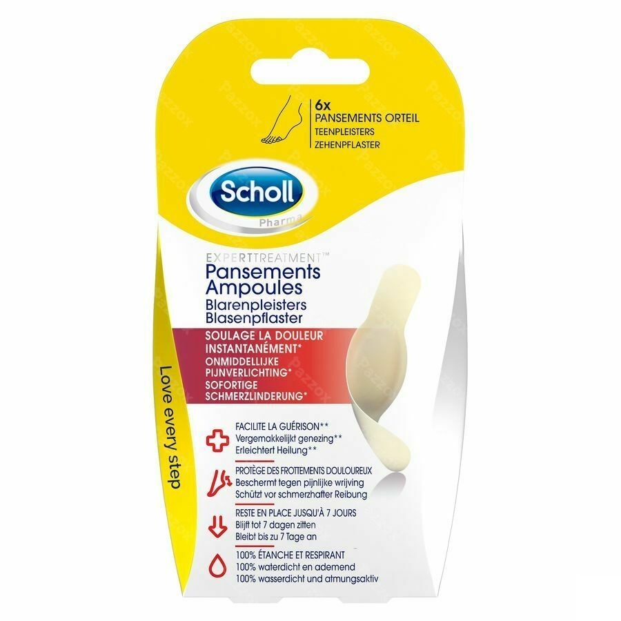 Scholl Blarenpleisters Tenen 6 Stuks