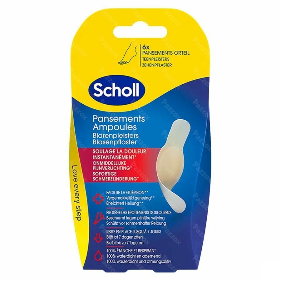Scholl Blarenpleisters Tenen 6 Stuks