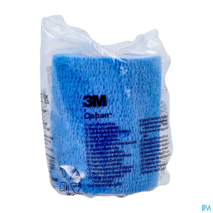 Coban 3m Zelfhechtende Windel Blauw 7,5cm x 4,5cm 1 Stuk