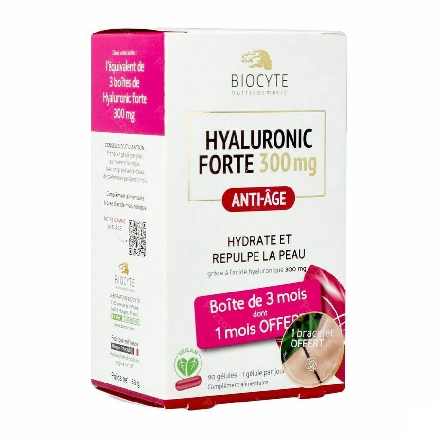 Biocyte Hyaluronic Forte 300mg 90 Capsules
