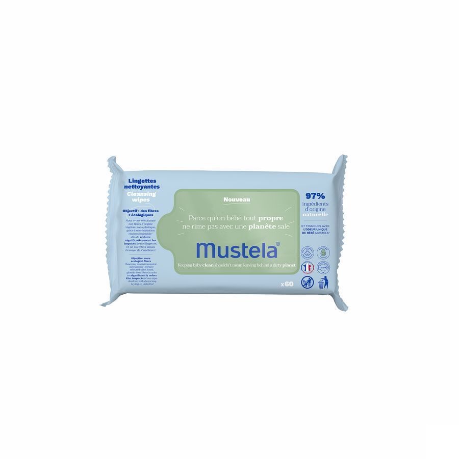 Mustela Reinigende Doekjes 60 Stuks
