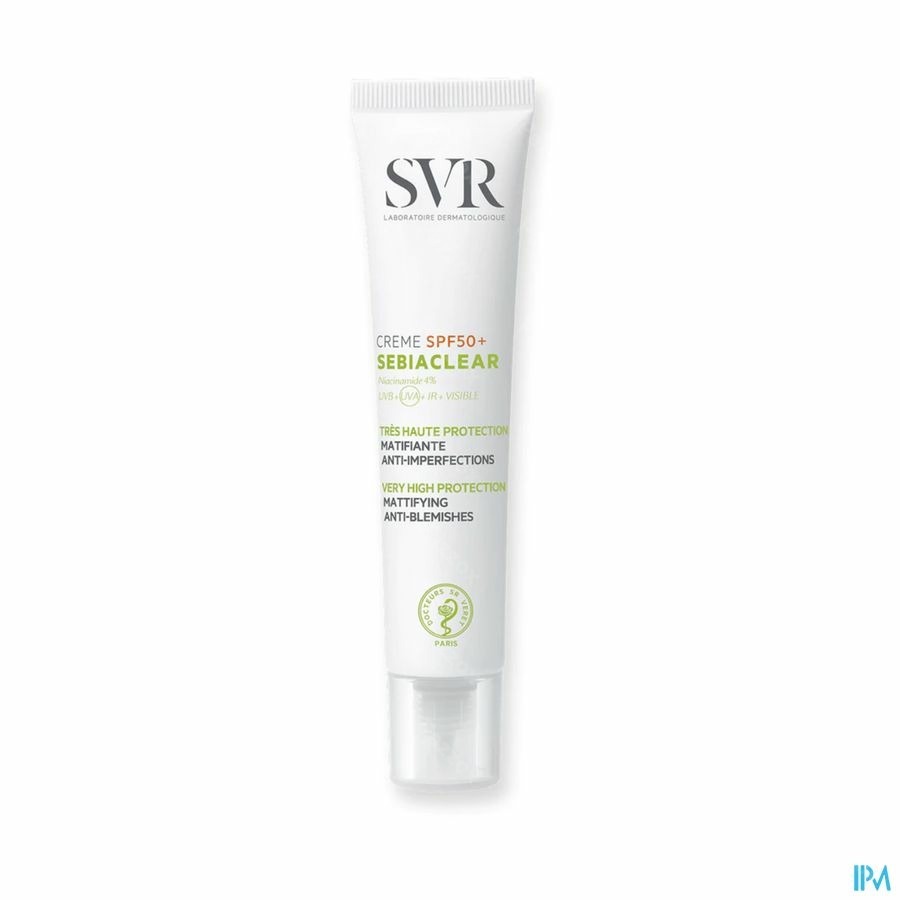 SVR Sebiaclear Gezichtscrème SPF50+40ml