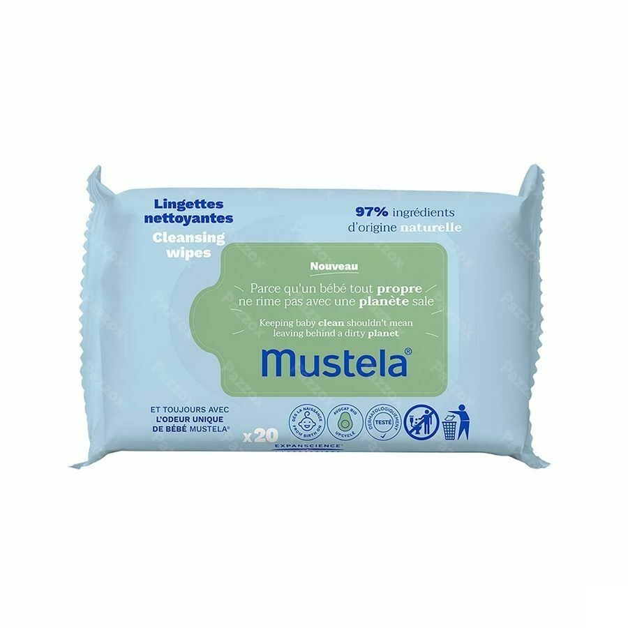 Mustela Reinigende Doekjes 20 Stuks