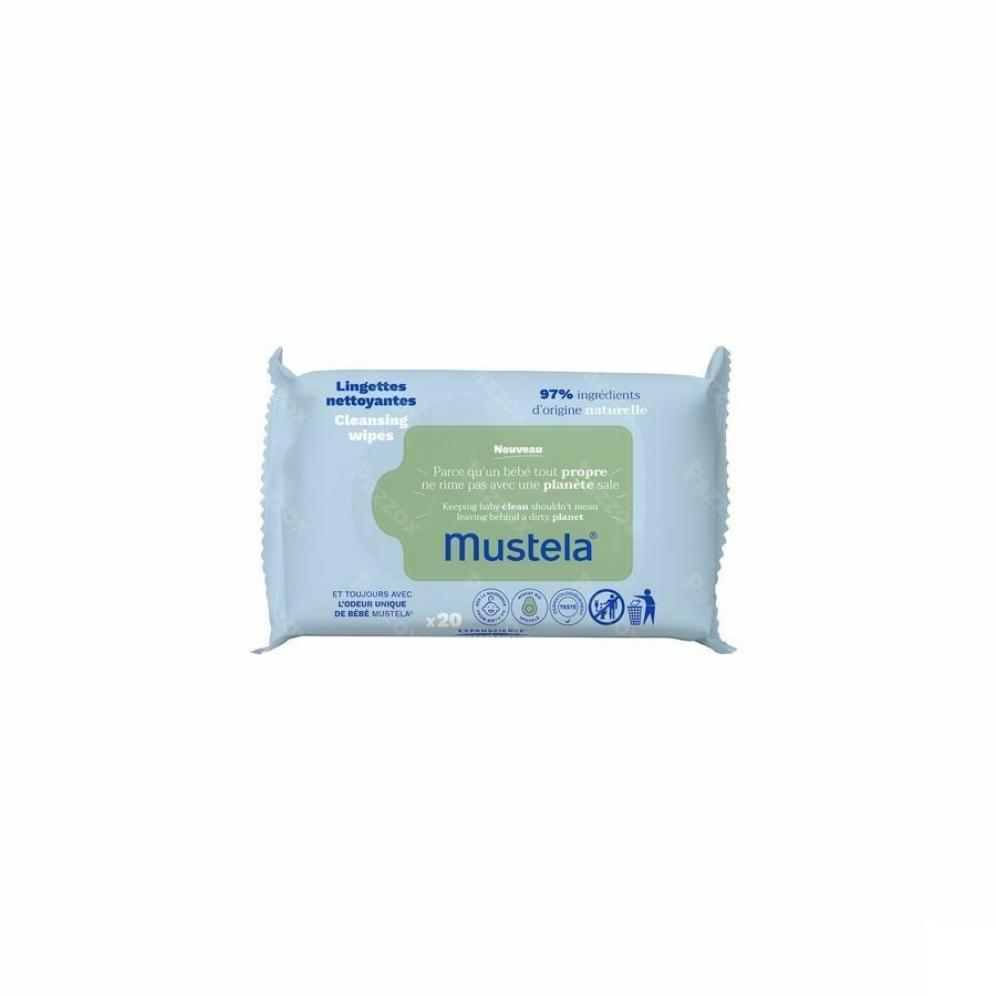 Mustela Reinigende Doekjes 20 Stuks