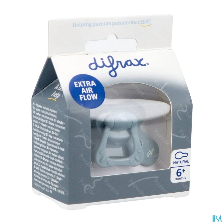 Difrax Fopspeen Natural 6m+ Uni Stone
